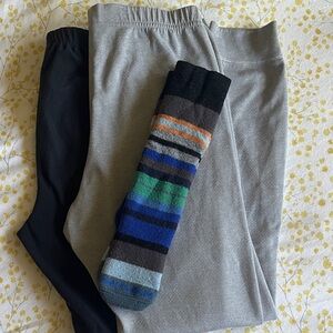 Kids’ Ski Bundle (Patagonia Capilene, Wigwam Socks, Columbia fleece pants)